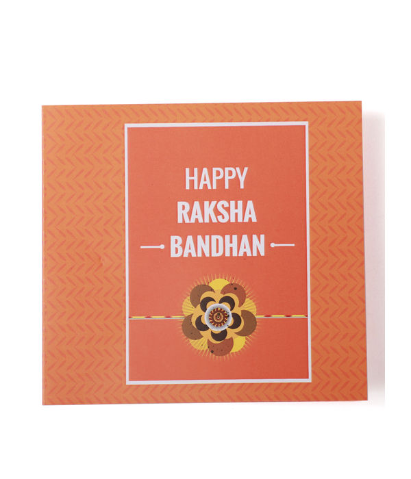 YouBella Rakhi and Greeting Card Combo for Brother (Multi-Colour) (YBRK_78)